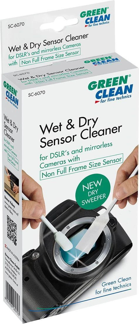 Valiklis Green Clean Žalias Clean 1x4 Žalias Clean Sensor-Cleaner šlapias + sausas ne pilno dydžio