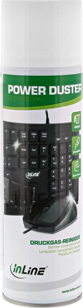 Valiklis InLine suslėgtas oras dulkių šalinimui 400 ml (43218A)
