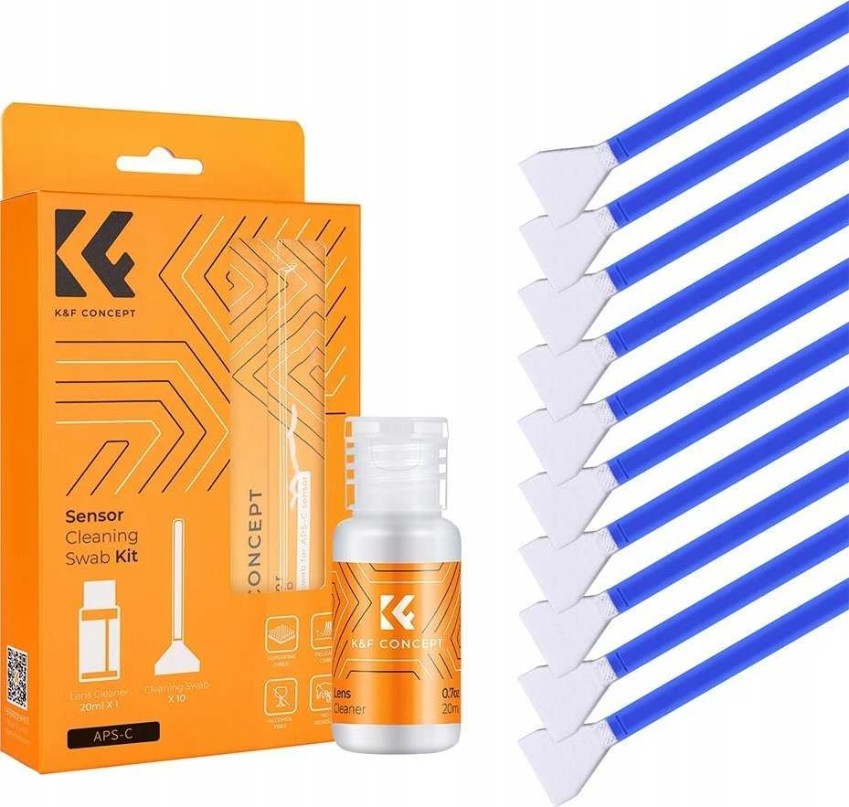 Valiklis Kf Matrix valymo rinkinys Aps-c matricoms K&f Concept LIQUID + 10x mentelė / Sku.1616