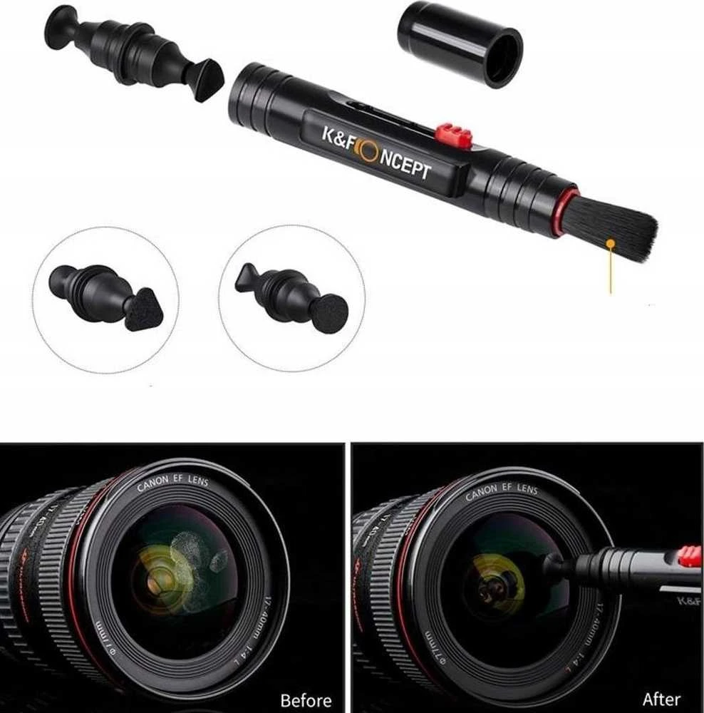 Valiklis Kf valymo rinkinys optikai / fotoaparatas / vaizdo kamera / 3in1 K&f koncepcija / Sku.1694