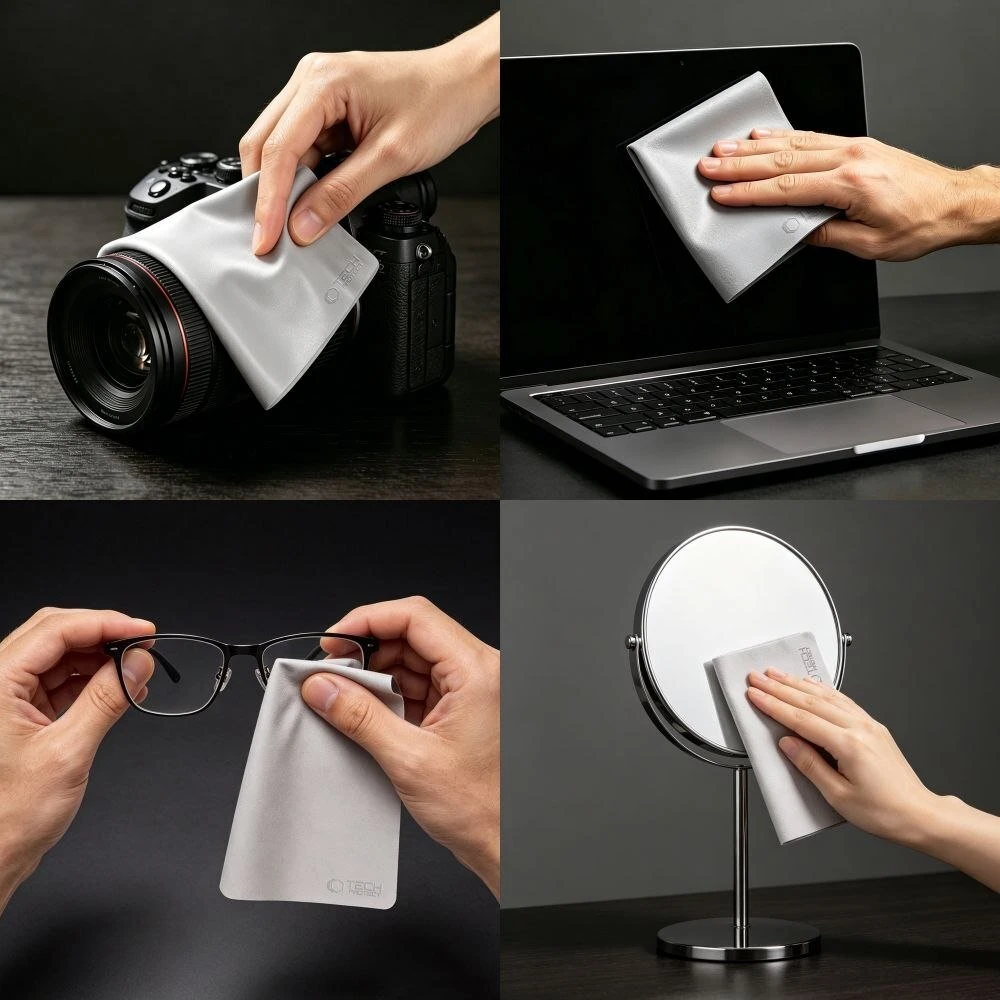 Valiklis Ekrano valymo šluostė Tech-Protect POLISHING CLOTH LAPTOP 15-16 PILKA