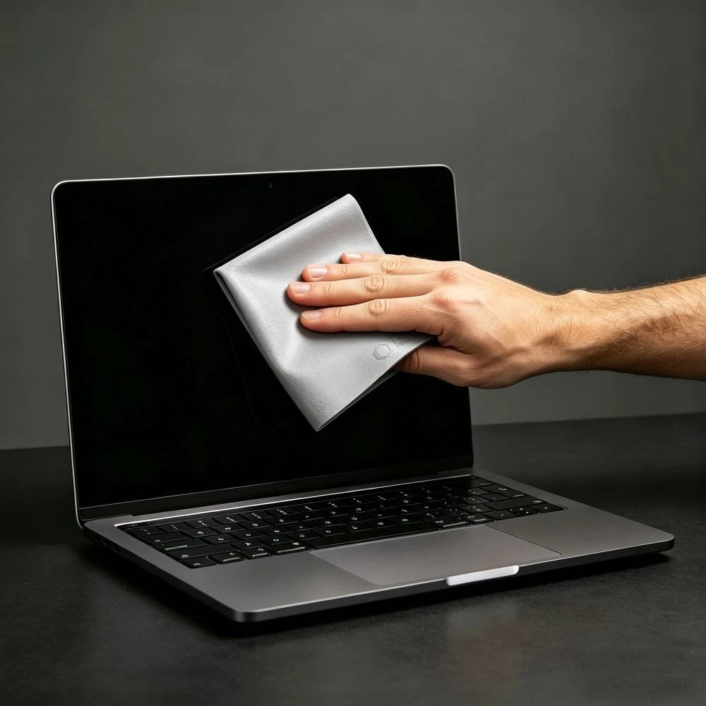 Valiklis Ekrano valymo šluostė Tech-Protect POLISHING CLOTH LAPTOP 15-16 PILKA