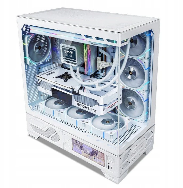 Obudowa Valkyrie VK03 LCD Baltas (VK-CASE03LCDW)