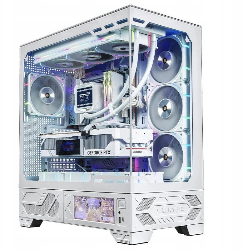 Obudowa Valkyrie VK03 LCD Baltas (VK-CASE03LCDW)