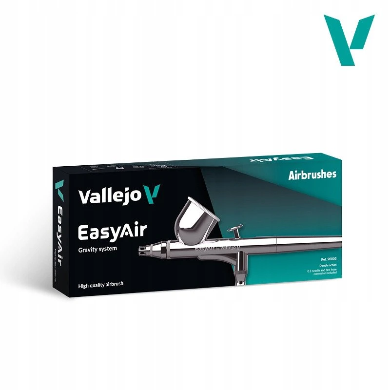 Vallejo - Aerografas - Easyair gravitacijos sistema