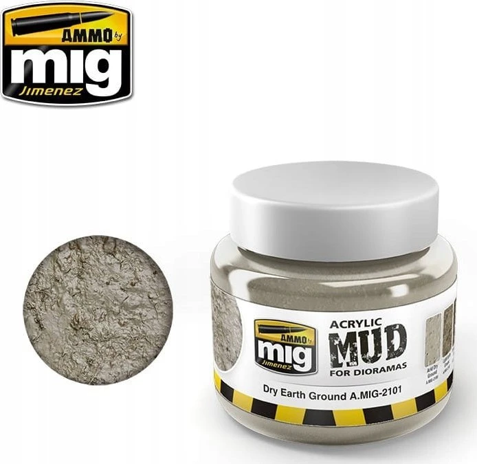 AMMO by MIG Jimenez AMMO MIG akrilinis purvas Dry Earth Ground, 250 ml (2101)