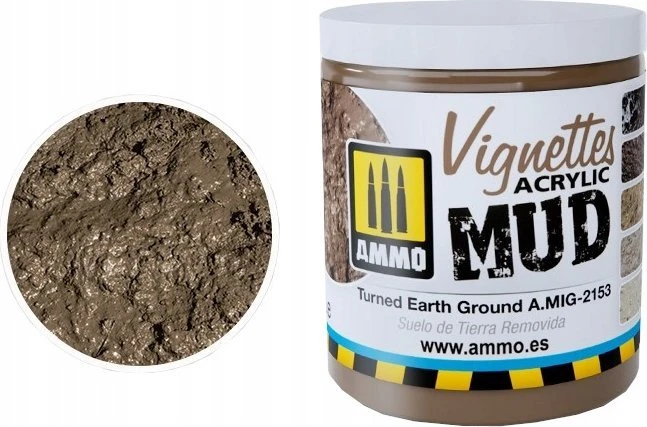 AMMO by MIG Jimenez AMMO MIG akrilinis žemės purvas dioramoms TURNED EARTH 100 ml