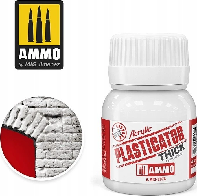 AMMO by MIG Jimenez AMMO MIG Plasticator Tirštas 40 ml (AMIG2076) – gruntas porėtiems paviršiams