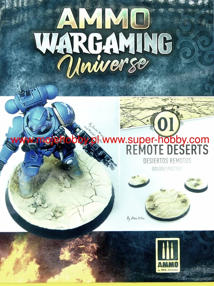 AMMO by MIG Jimenez AMMO MIG dykumų dioramų vadovas „Remote Deserts“, 28 psl.