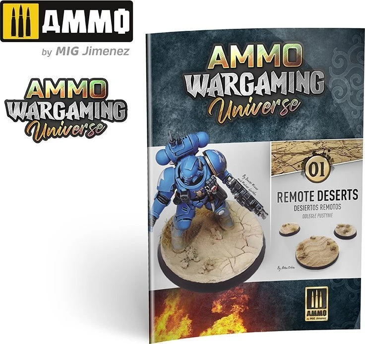 AMMO by MIG Jimenez AMMO MIG dykumų dioramų vadovas „Remote Deserts“, 28 psl.