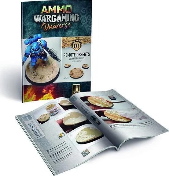 AMMO by MIG Jimenez AMMO MIG dykumų dioramų vadovas „Remote Deserts“, 28 psl.