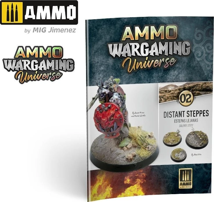AMMO by MIG Jimenez AMMO MIG knyga „Distant Steppes“ – stepės dioramų vadovas