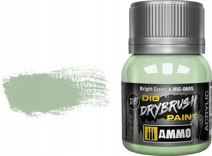AMMO by MIG Jimenez AMMO MIG sendinimo dažai Drybrush ryškiai žali, 40 ml (0605)