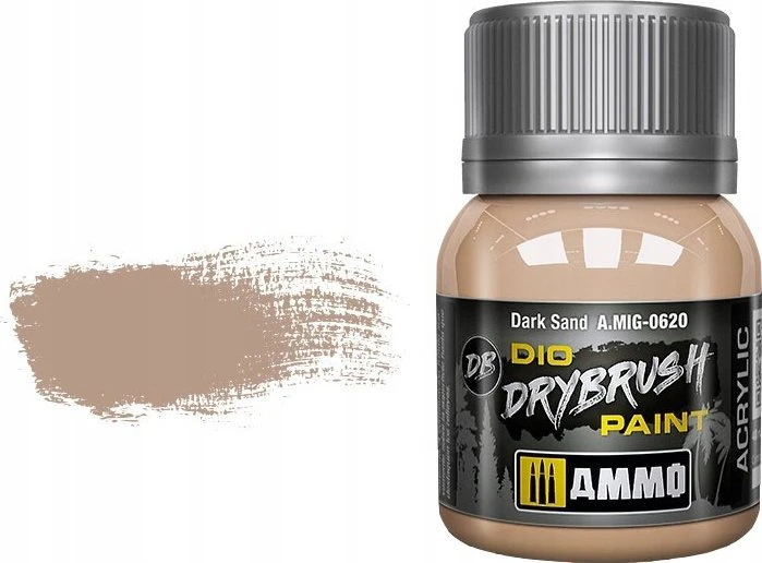 AMMO by MIG Jimenez AMMO MIG DRYBRUSH Dark Sand sendinimo dažai, 40 ml (A.MIG-0620)