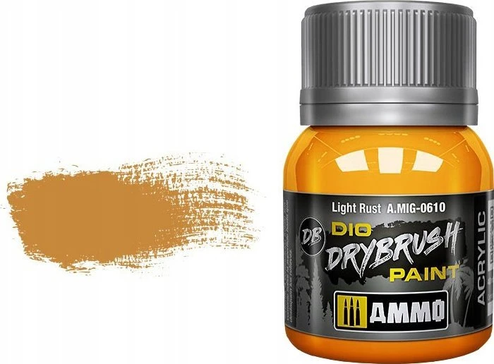 AMMO by MIG Jimenez AMMO MIG DRYBRUSH Light Rust dažai 40 ml sendinimui (0610)