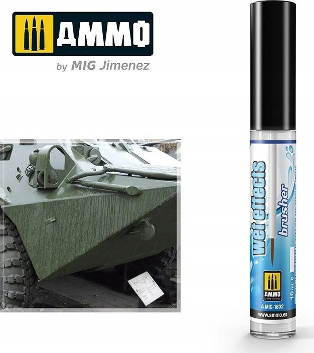 AMMO by MIG Jimenez AMMO by MIG 1802 Effects Brusher – Šlapių efektų emalė modeliams