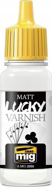AMMO by MIG Jimenez AMMO MIG matinis akrilinis lakas Matinis LUCKY VARNISH 17 ml (2055)