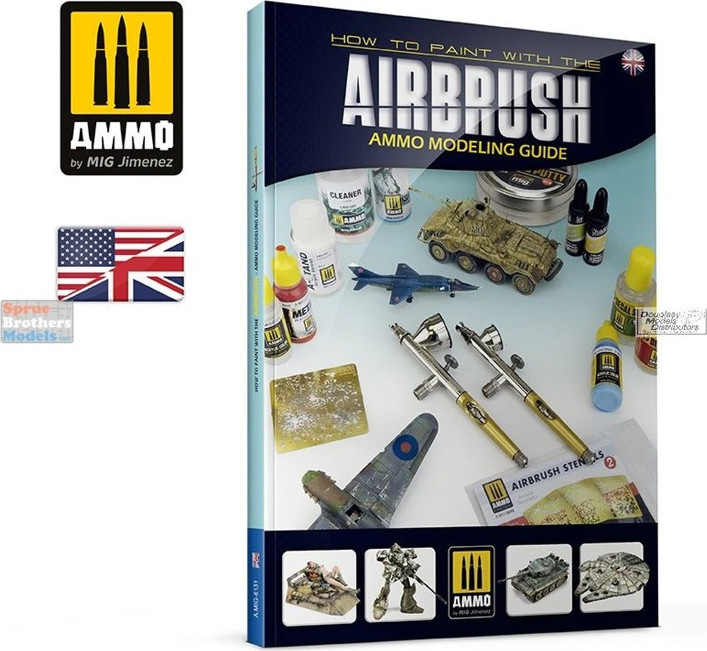AMMO by MIG Jimenez AMMO MIG aerografo dažymo vadovas anglų k., 179 p.