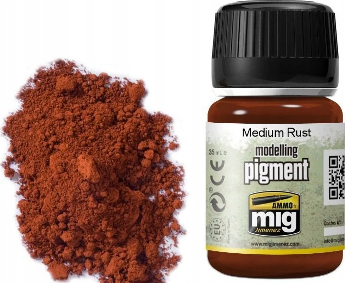 AMMO by MIG Jimenez AMMO MIG pigmentas Medium Rust 35 ml – rūdžių efektui