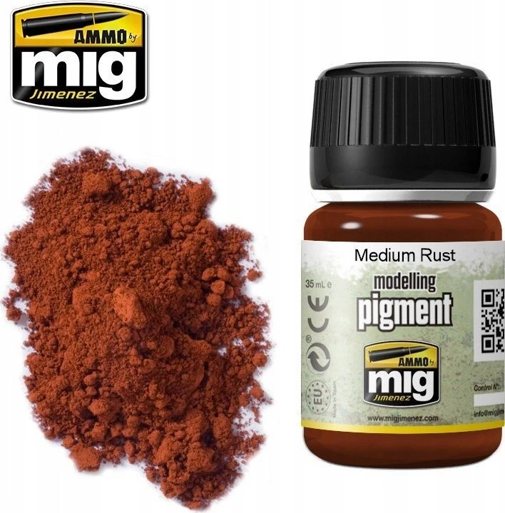 AMMO by MIG Jimenez AMMO MIG pigmentas Medium Rust 35 ml – rūdžių efektui
