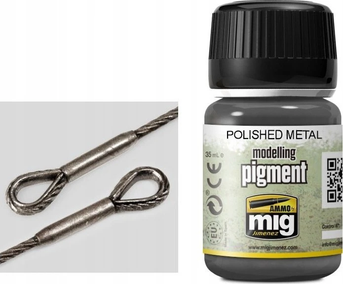 AMMO by MIG Jimenez AMMO MIG pigmentas Poliruotas metalas, 35 ml (3021)