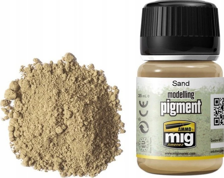AMMO by MIG Jimenez AMMO MIG pigmentas SAND 35 ml – smėlio/dykumos efektui (A.MIG-3012)