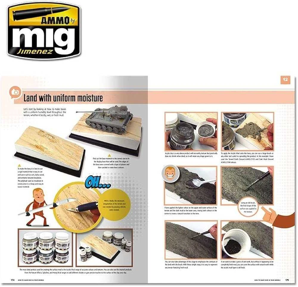 AMMO by Mig Jimenez: Modelling School – Purvo efektai modeliams (EN), 6210