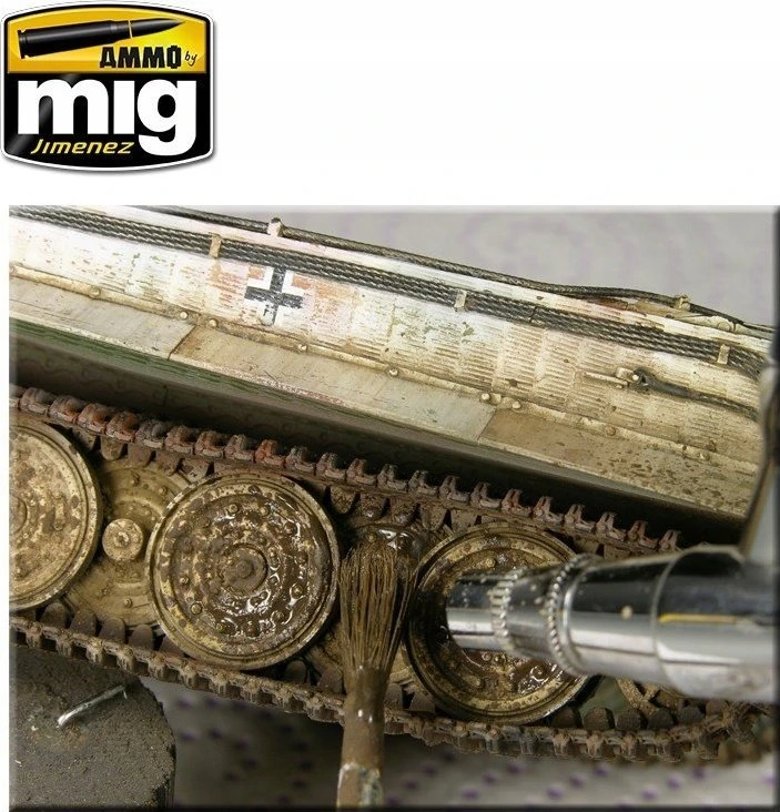 AMMO by MIG Jimenez AMMO MIG FRESH MUD sendinimo emalis, tamsiai rudas purvo efektui, 35 ml 1402