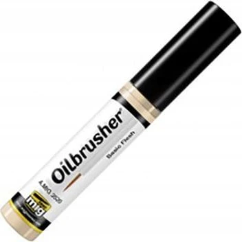 AMMO by MIG Jimenez AMMO MIG Oilbrusher 3520 BASIC FLESH – aliejiniai dažai su teptuku sendinimui