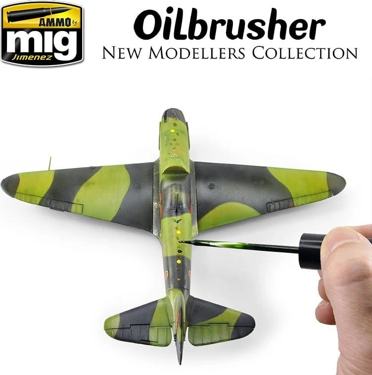 AMMO by MIG Jimenez AMMO MIG Oilbrusher aliejiniai dažai sendinimui Marine Mėlyna 3527