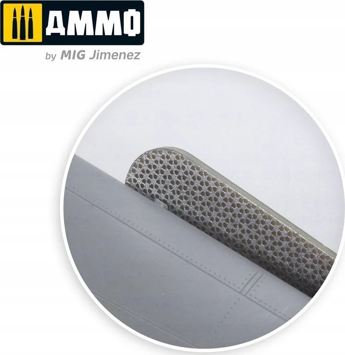 AMMO by MIG Jimenez AMMO by Mig 8574 šiurkštinimo dildė plastikui, dervai ir minkštai medienai