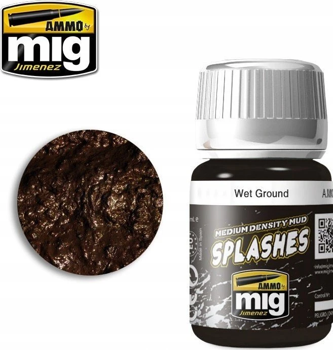 AMMO by MIG Jimenez AMMO MIG purvo efektas SPLASHES WET GROUND, emalis 35 ml