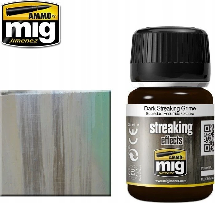 AMMO by MIG Jimenez AMMO MIG Streaking Grime Dark – tamsus sendinimo efektas, 35 ml (1206)