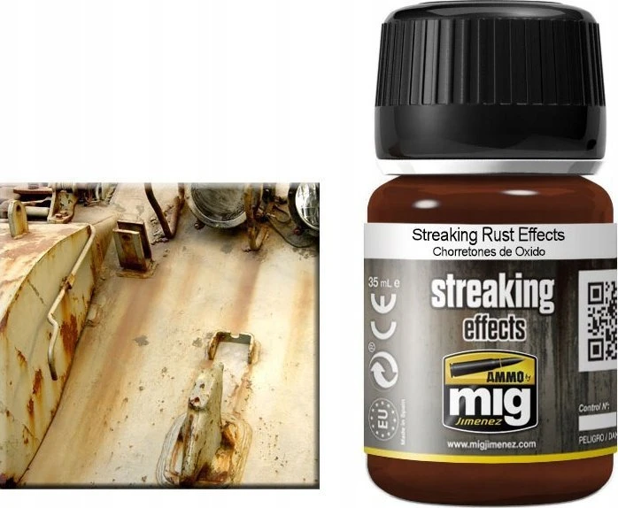 AMMO by MIG Jimenez AMMO MIG rūdžių dryžių efektas – sendinimo skystis, 35 ml (1204)