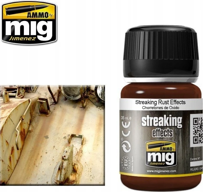 AMMO by MIG Jimenez AMMO MIG rūdžių dryžių efektas – sendinimo skystis, 35 ml (1204)