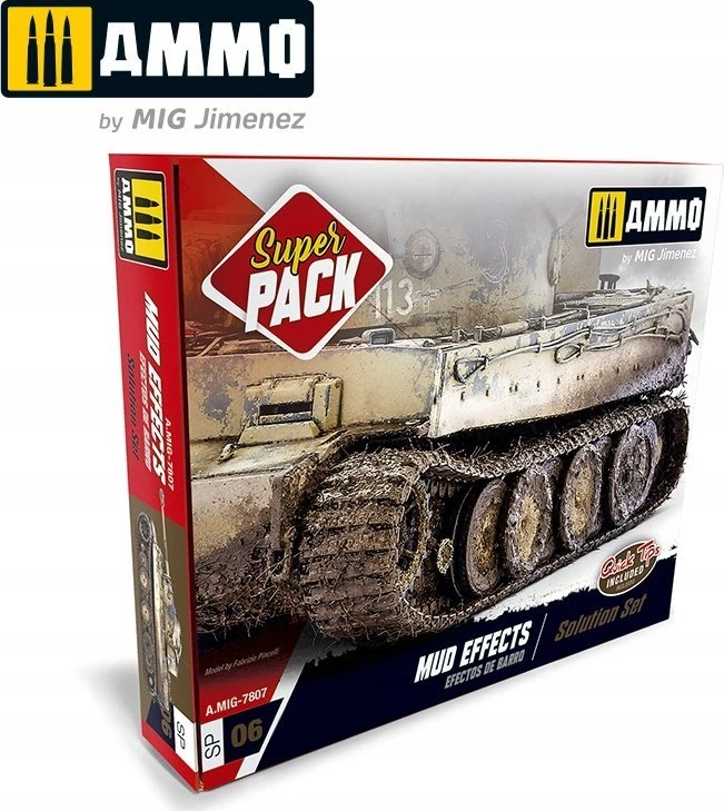AMMO by MIG Jimenez AMMO MIG Mud Effects sendinimo rinkinys 7807 – purvo ir žemių efektai