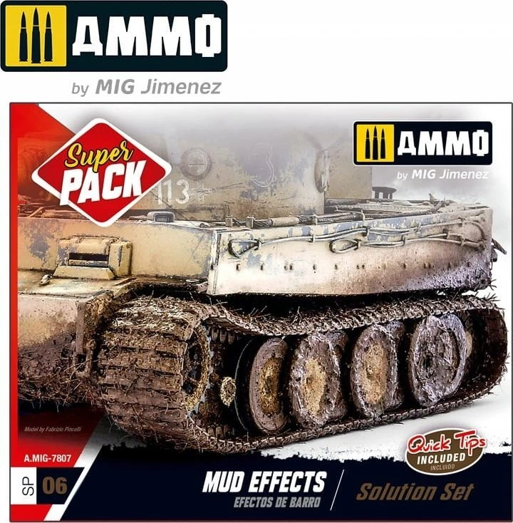AMMO by MIG Jimenez AMMO MIG Mud Effects sendinimo rinkinys 7807 – purvo ir žemių efektai