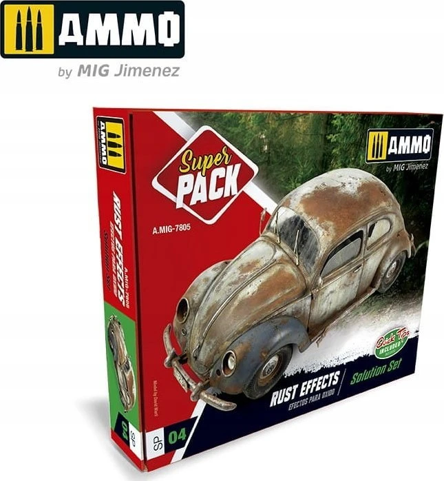 AMMO by MIG Jimenez AMMO MIG rūdžių efektų sendinimo rinkinys Super Pack 7805