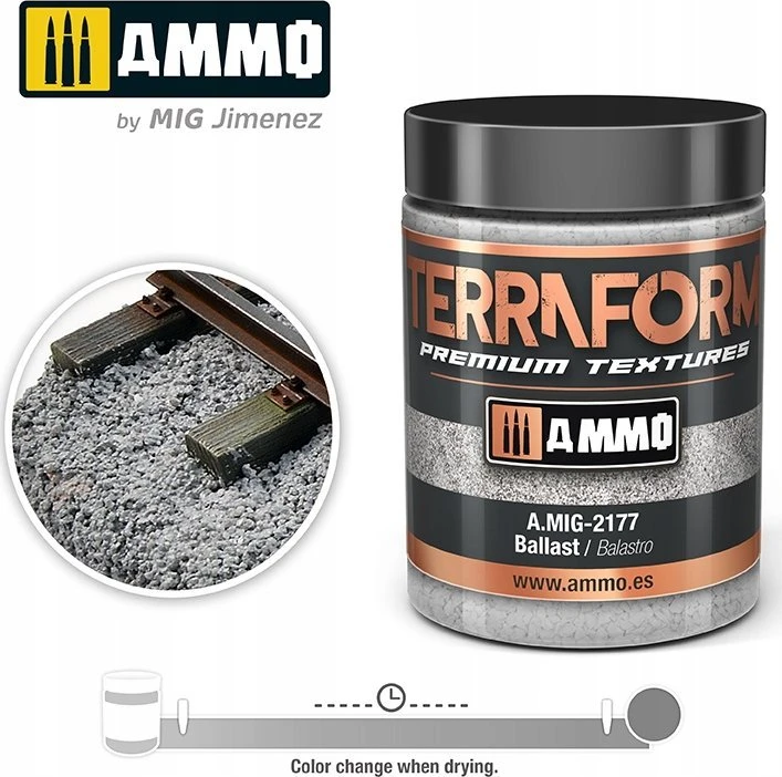 AMMO by MIG Jimenez AMMO MIG Terraform akrilinis balastas dioramoms, 100 ml