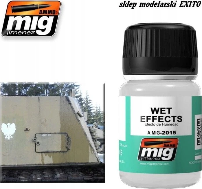 AMMO by MIG Jimenez AMMO MIG WET EFFECTS drėgno efekto sendinimo skystis, 35 ml (AMIG2015)