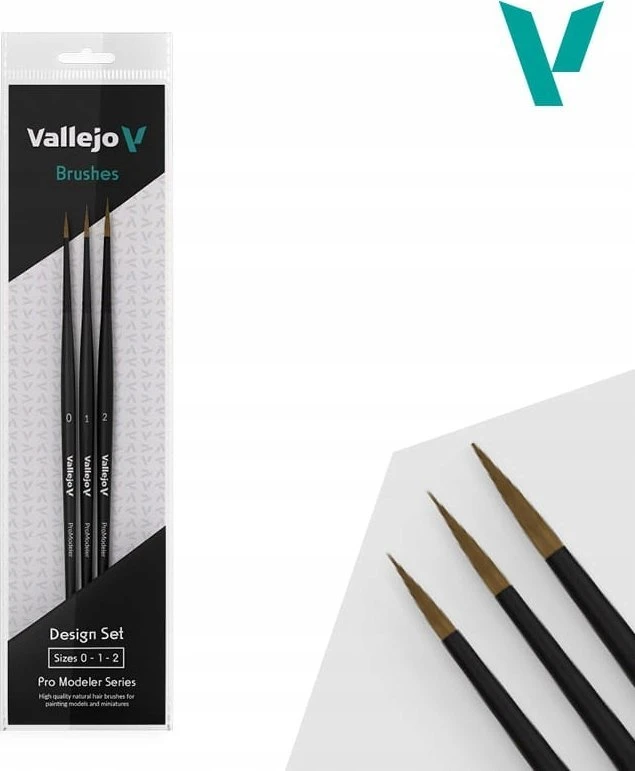 Vallejo Natural Hair Pro modeliavimo rinkinys