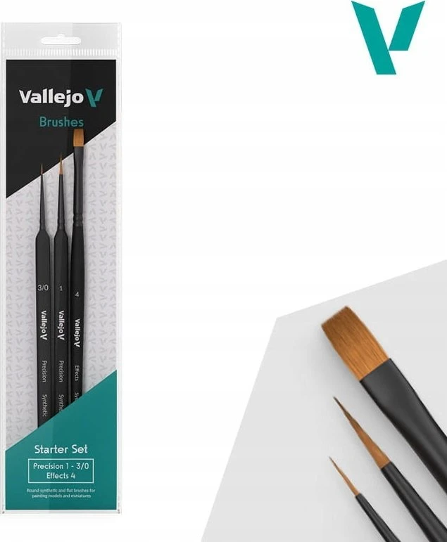 Vallejo : B03990 - Šepetėlių pradinis rinkinys