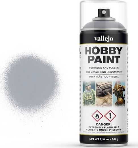 Vallejo Modeling Paint Fantasy Color Sidabrinis Vallejo Universal Purškiklis
