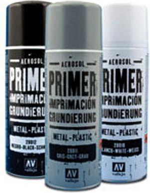 Vallejo - Primer / Basic Primer - Baltas