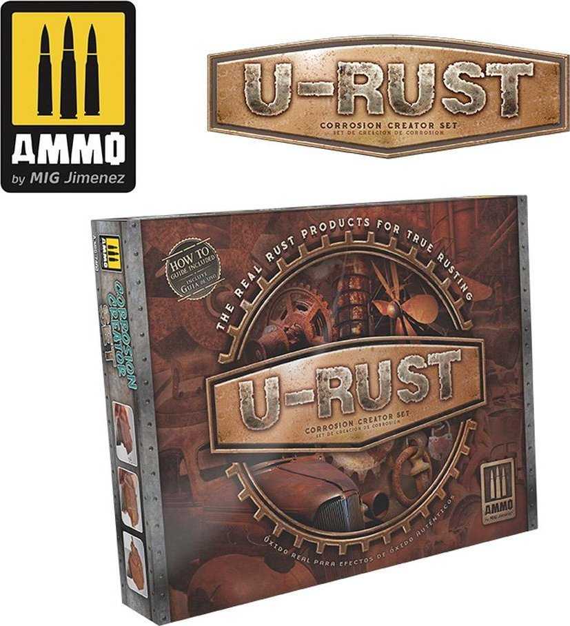 AMMO by MIG Jimenez AMMO U-Rust Corrosion Creator rūdžių efektų rinkinys, 7460