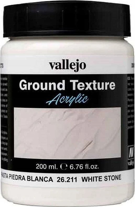 Vallejo Vallejo: 26.211 – Diorama FX – Grunto tekstūros – Baltas akmuo (200 ml)