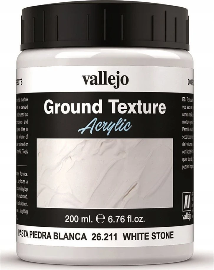 Vallejo Vallejo: 26.211 – Diorama FX – Grunto tekstūros – Baltas akmuo (200 ml)