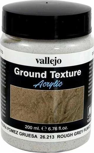 Vallejo: 26.213 – „Diorama FX“ – grunto tekstūros – pilka pemza (200 ml)