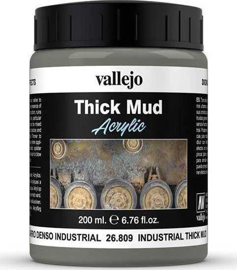 Vallejo Vallejo: 26.809 - Diorama FX - Tirštas purvas - Pramoninis purvas (200 ml)