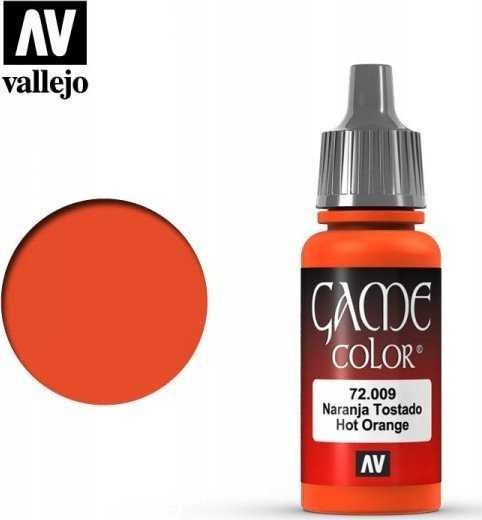 Vallejo Vallejo: 72.009 – Žaidimo spalva – karšta oranžinė (18 ml)